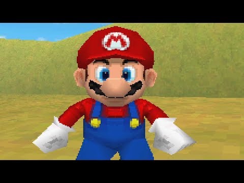 Super Mario 64 DS 100 Walkthrough Part 1 - Intro + Bob-Omb Battlefield