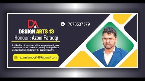 How to design a Facebook cover Page in CorelDraw X7  in Hindi or Urdu #Design_Arts 13 #Azam_Farooqi