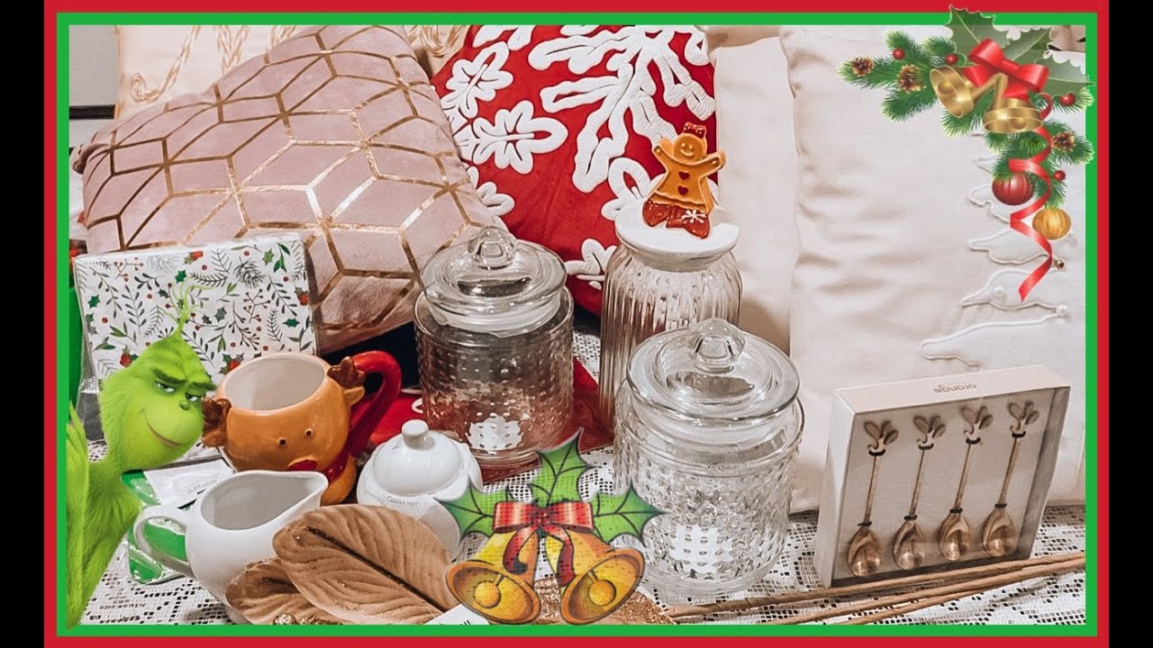 COMPRAS DE DECORACIONES NAVIDEÑAS !!! Compré en todas las tiendas - YouTube