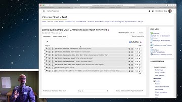 How to Semi Shuffle Moodle Quiz
