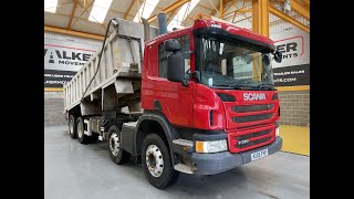 New In Stocklist For Sale Scania P370 Euro 6 8X4 Aluminium Tipper 2015 Ku15 Fhp