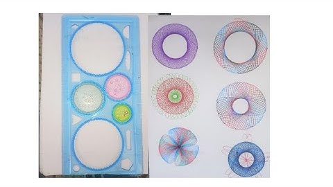 Spirograph | Designer Ruler to Draw Patterns | Useful Tool found in Amazon