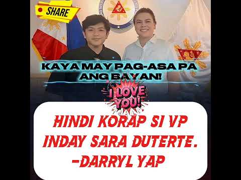 TEAM DARRYL-SARA DUTERTE: HINDI KORAP SI INDAY SARA DUTERTE!#funny#comedy#jokes#foryou#shorts