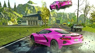 Extreme Car Driving Simulator Gameplay | Insane High-Speed Drifts & Flying Car Stunts Irawxz CAR  screenshot 4