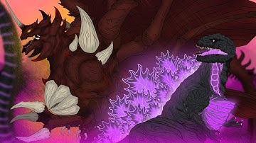 DESTOROYAH vs SHIN GODZILLA | ANIMATION | ( Special 1M subs) Part 1