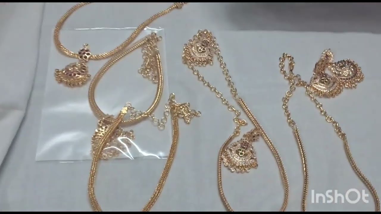 New designs in panchaloha నాను chains # limited stock # 90526 92999 