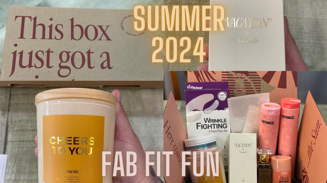 Happy Fab Fit FUN Friday! Summer 2024 Unboxing!! ⁠fabfitfun YouTube