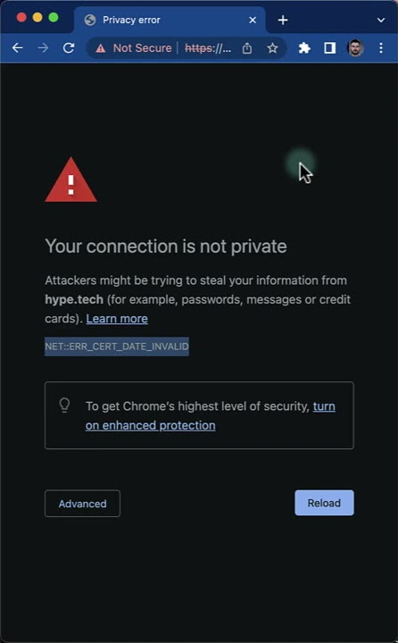 How to Fix Your Connection is Not Private Error in Chrome?