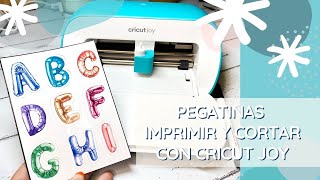 PEGATINAS Imprimir y cortar con CRICUT JOY