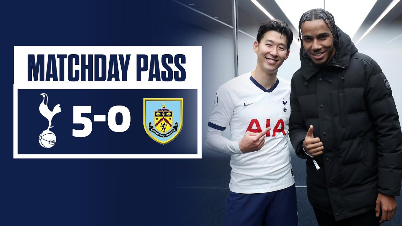 MATCHDAY PASS | TUNNEL CAM | SPURS 5-0 BURNLEY