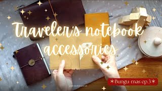 Folder and zipper case! Customizing my Traveler's notebook passport cover // Bungu-mas ep.3