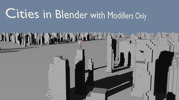Beginner-Friendly Approach to Creating Big Cities in Blender with Modifiers