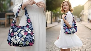 Cute Shoulder Bag Sewing Tutorial 💟 Beginner Sewing Project