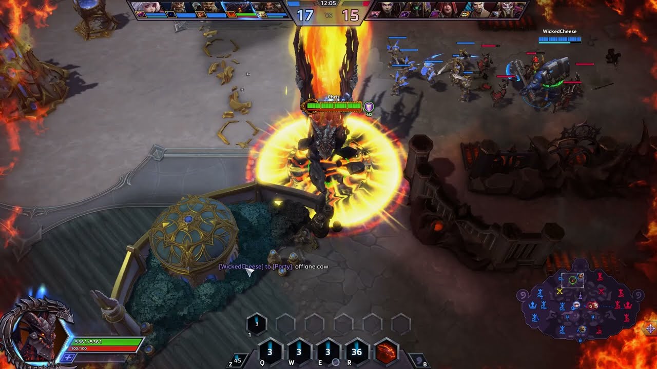 Heroes of the Storm - Conflag frags