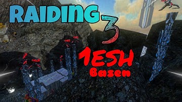 ARK Mobile PvP - Raiding 3 Cheater Mesh Basen in one Video
