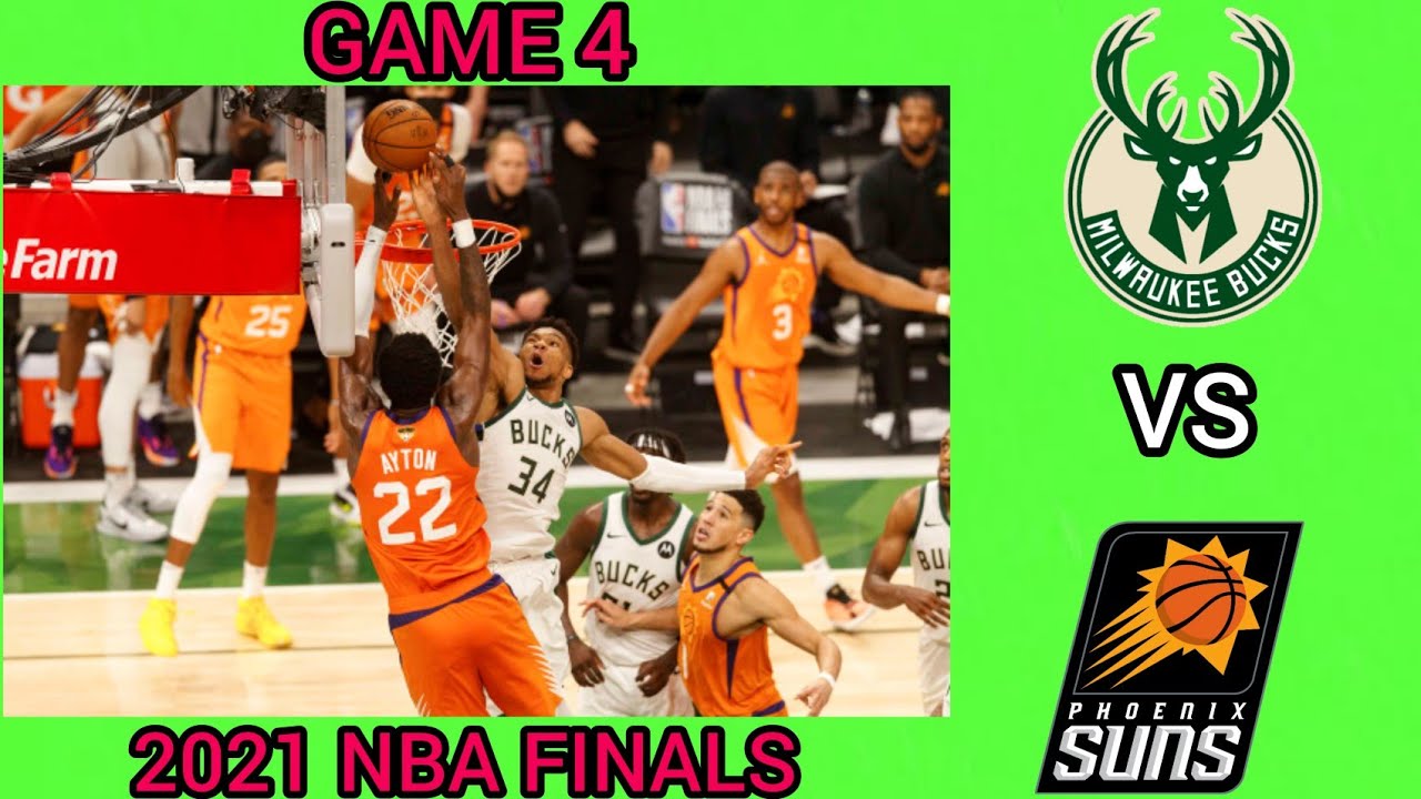 Game 4 Bucks vs Suns!! Middleton 40 Points! Giannis Block Ayton in a
