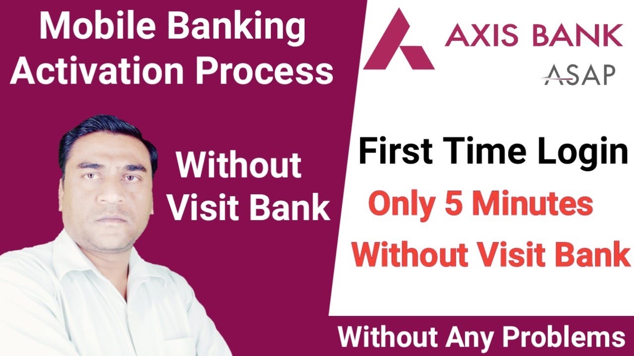 Activate Axis Bank Mobile Banking With Atm Card | How to Create UPI ID in Axis Bank