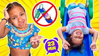 Gatinha das Artes em vídeos divertidos sobre Regras de Conduta Infantil | Compilation for kids