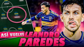 👉 Así vuelve LEANDRO PAREDES a BOCA JUNIORS - ANÁLISIS TÁCTICO para PRINCIPIANTES