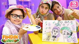 Selin ressam olmak istediğinde model olarak Ayşe ve Asiye’yi çağırıyor! Eğlenceli video.