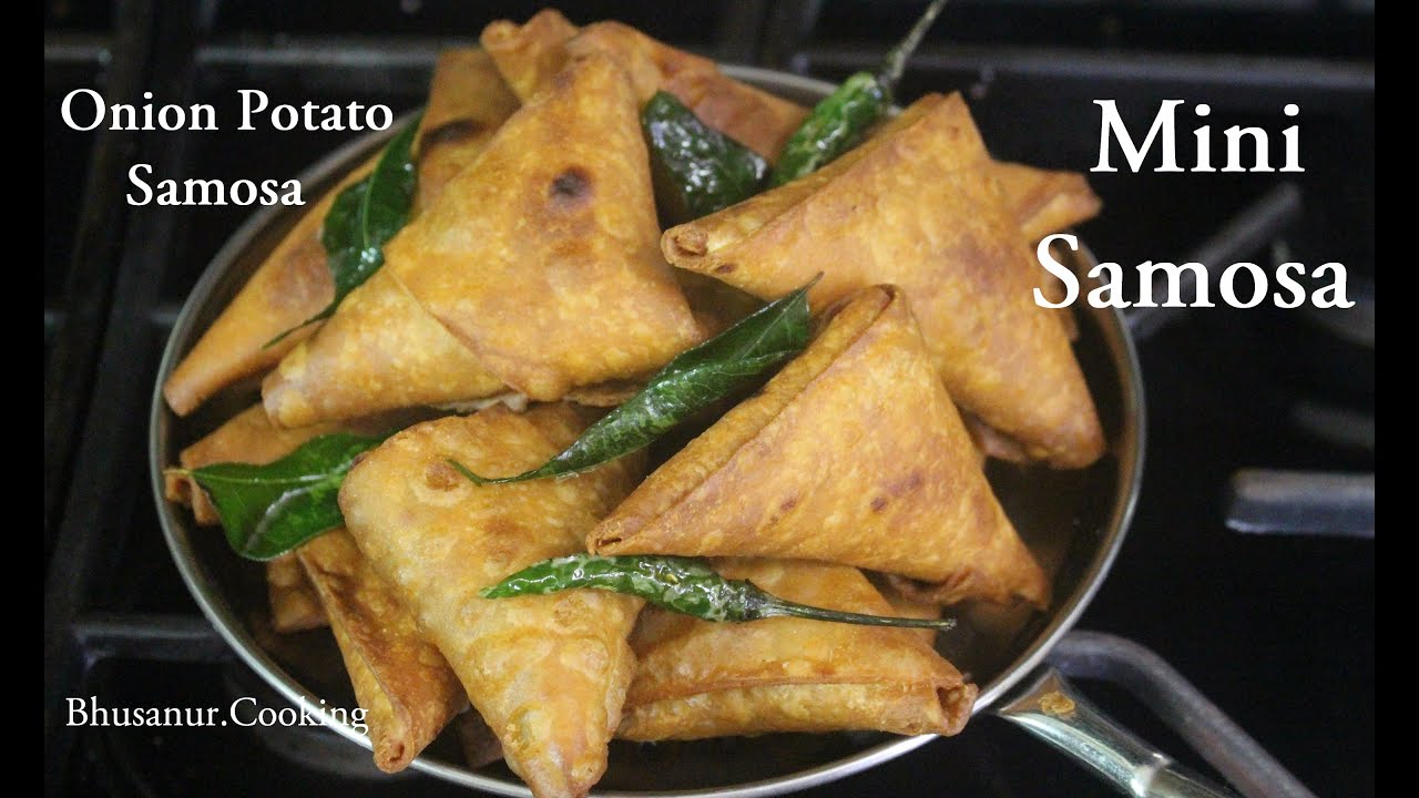 Onion Potato Samosa Recipe with homemade sheet Mini Samosa Recipe