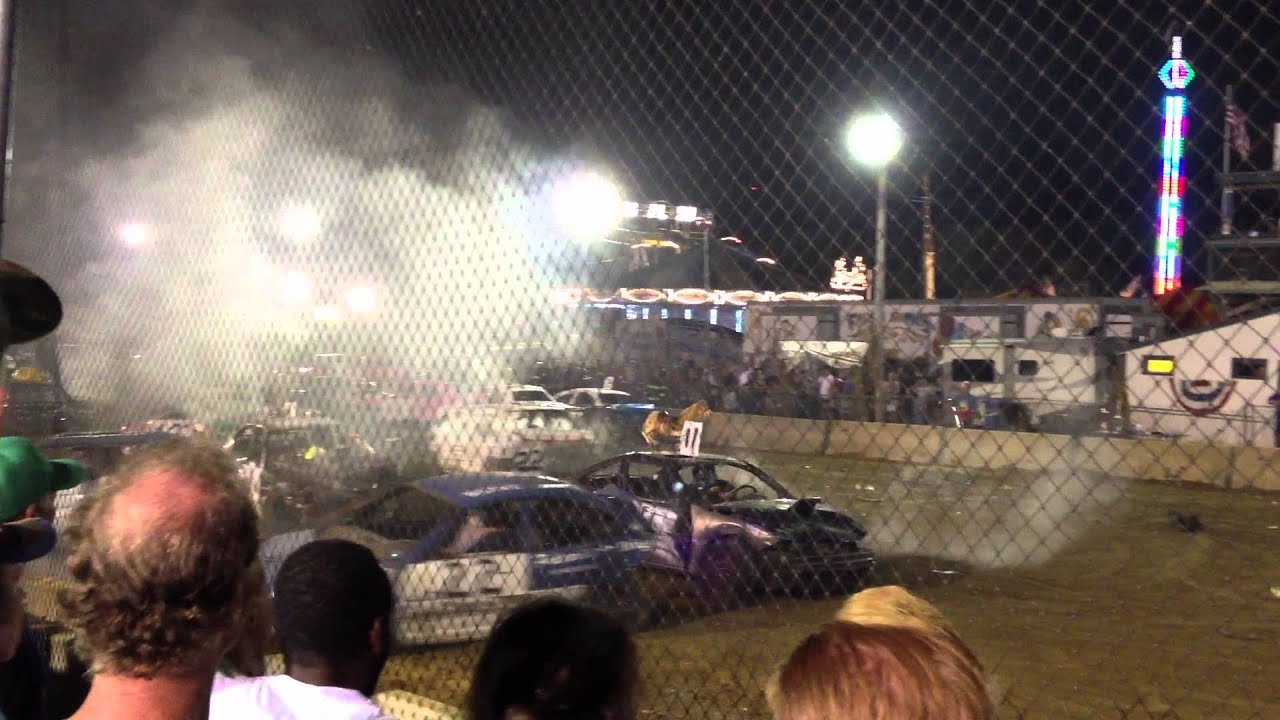 Marshfield Fair Demolition Derby 2012 YouTube