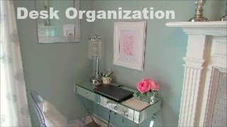 Desk Organization and Home Management Binder | Clean and Organized Home Challenge Week 13