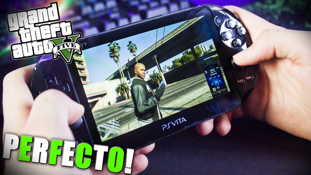 Asi Es El Gta 5 En La Ps Vita Youtube