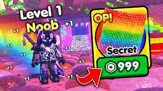 بدأت من جديد كـ "نوب" مع ميزة سرية وخارقة في لعبة +1 Speed Bubble Wrap Escape! (Roblox) screenshot 1