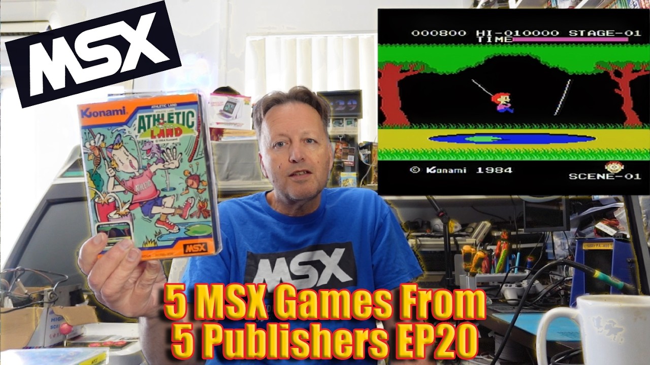 5 MSX Games From 5 Publishers (Zaxxon, Adv of Kitten, Auf
