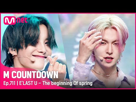 [E'LAST U - The beginning Of spring] KPOP TV Show | #엠카운트다운 | Mnet 210527 방송