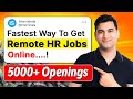 How To Find Remote HR Jobs on Internshala| Full Process Explained!