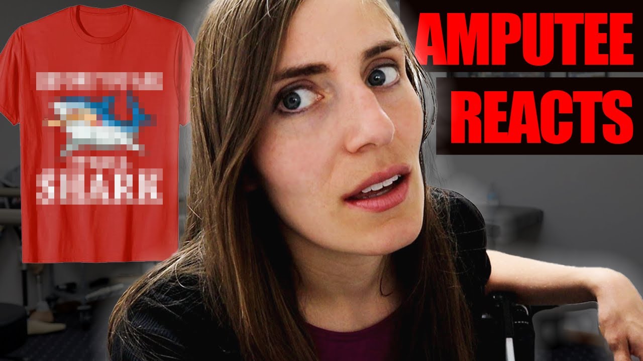 Amputee Reacts to Amputee Humor T-Shirts