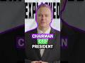 Chairman, CEO & President: Key Differences Explained