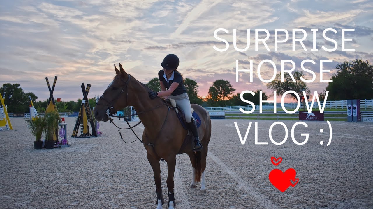 ⁣Surprise Horse Show Vlog! (World Equestrian Center) || leaandbellagrace