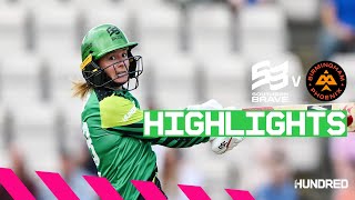 Wyatt & Mandhana Star WIth Bat | Highlights - Southern Brave v Birmingham Phoenix | The Hundred 2023