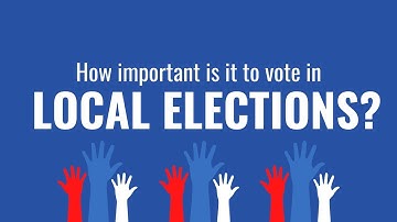 How important is it to vote in local elections?