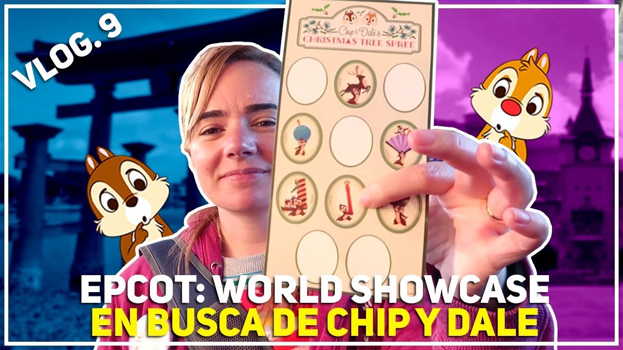 Te mostramos todo el World Of Showcase mientras buscamos a Chip y Dale y ¡NOS DIERON UN PREMIO! :) orlando florida