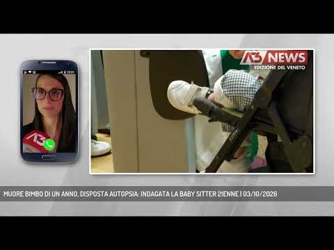 Video MUORE BIMBO DI UN ANNO, DISPOSTA AUTOPSIA: INDAGATA LA BABY SITTER 21ENNE | 03/10/2026