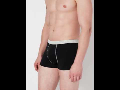 Чоловічі труси боксери 5 шт з бавовни на білій резинці, великі розміри до 6XL, видео 1
