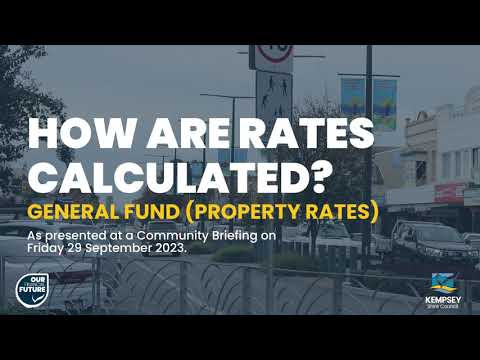 How are property rates calculated?