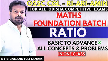 RATIO | Complete in One Video 💯 | OSSC CGL | OSSSC RI ARI AMIN | OPSC ASO | RI ARI AMIN | OSSC CGLRE
