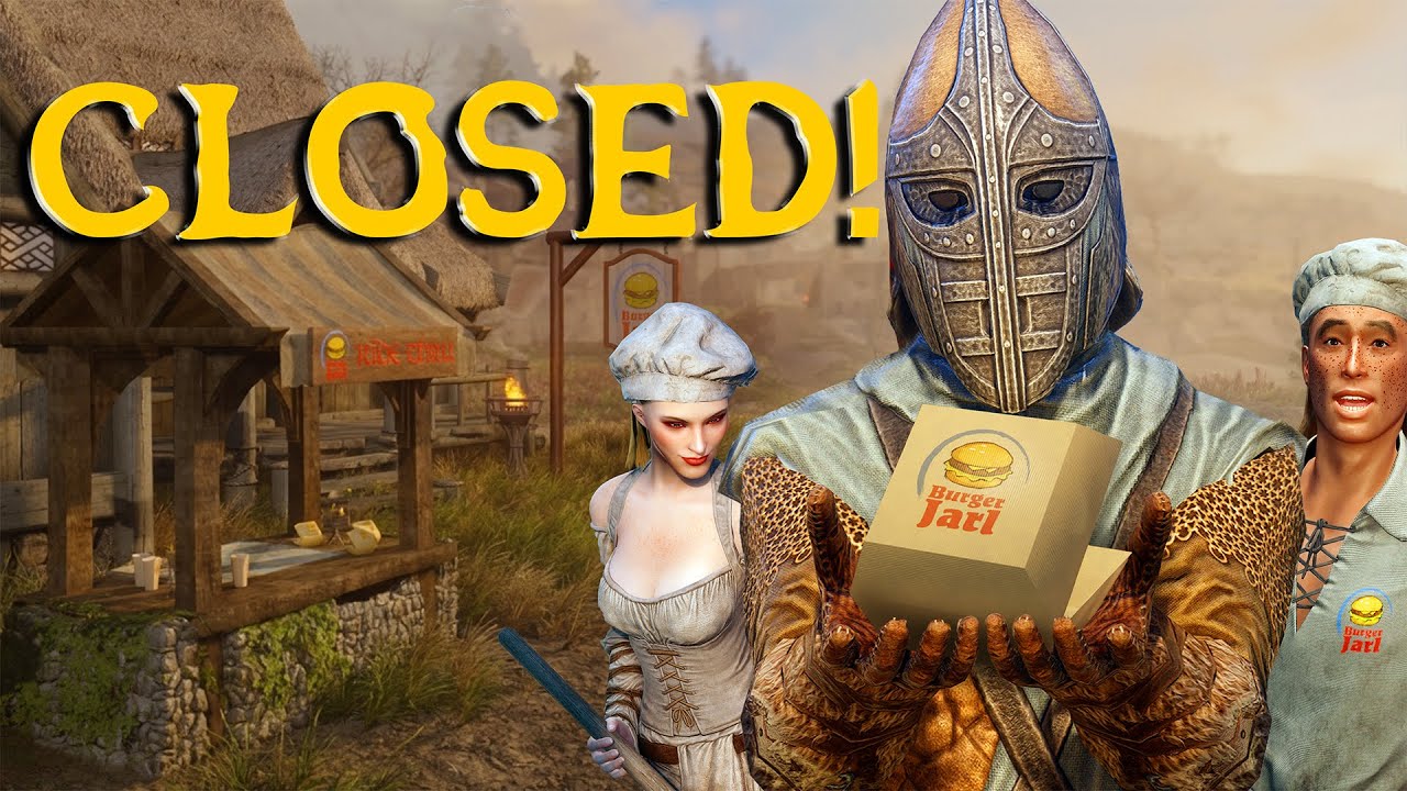 Skyrim's WORST Burger Resturant - Skyrim Guard Tales