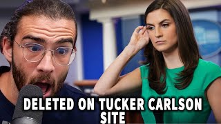 Kaitlan Collins bylines deleted on stories she did for Tucker Carlson site HasanAbi reacts