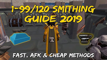 1-99/120 Smithing Guide 2019/2020 | Mining & Smithing Rework [Runescape 3]