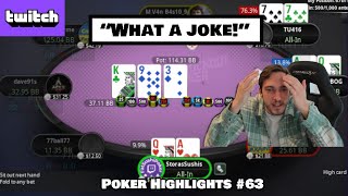 Flipping in JokerStars... | Poker Highlights #63 screenshot 3