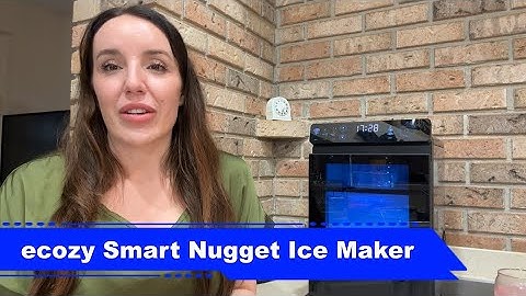 ecozy Smart Nugget Ice Maker IM-NS451B | Cleanest, Best Tasting Countertop Crunchy Ice