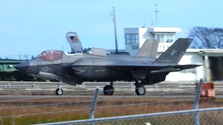 新田原基地 米軍 F35B 初飛来 2023/12/12