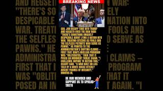 BREAKING: Jon Ossoff Delivers a Brutal Takedown of Trump's Iran War: Treating Citizens as Fools