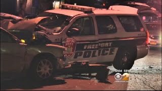 Freeport Cop Car Stolen, Wrecked